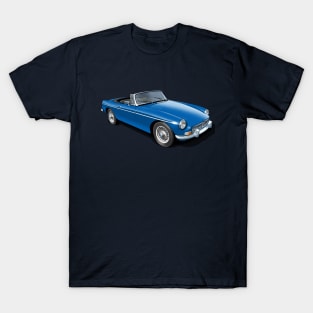 MGB Roadster in mineral blue T-Shirt